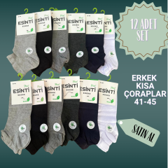 BAMBU ERKEK 4 RENKLİ ÇORAP 41-45