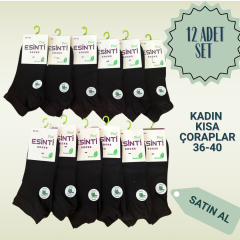 BAMBU KADIN SİYAH ÇORAP 36-40