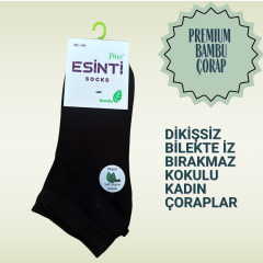 BAMBU KADIN SİYAH ÇORAP 36-40