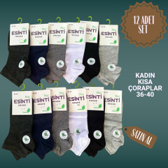 BAMBU KADIN RENKLİ ÇORAP 36-40