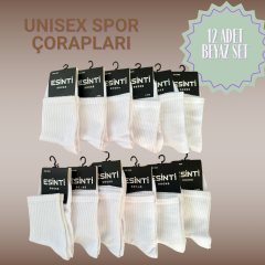 BEYAZ SPOR CORABI UNISEX