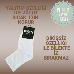 BEYAZ SPOR CORABI UNISEX