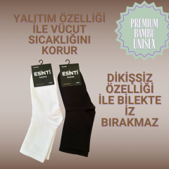 BEYAZVE SİYAH SPOR CORABI UNISEX