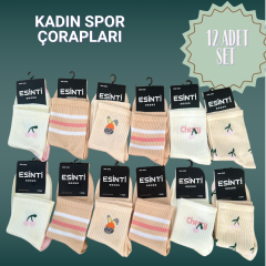 DESENLİ SPOR CORABI KADIN 36-41