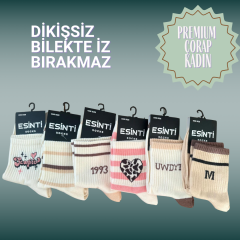 RENKLİ SPOR CORABI KADIN 36-41