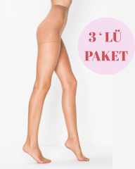 PENTİ TEN RENGİ PARLAK KÜLOTLU ÇORAP 15 DEN